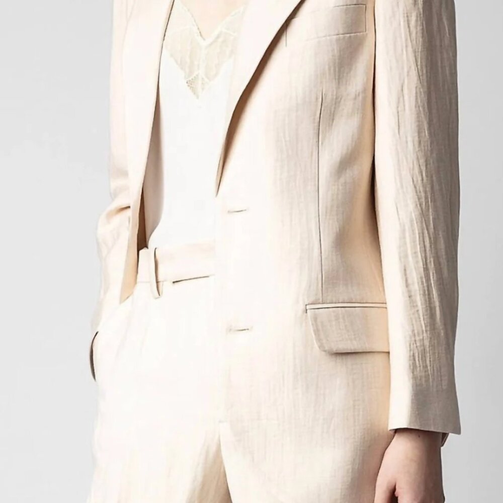 Zadig & Voltaire Light Tan Blazer - Picture 4 of 6